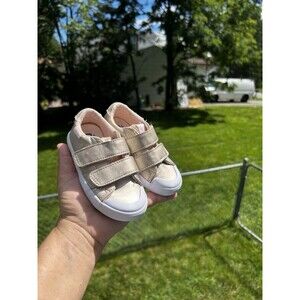 Keds Toddler Girls Metallic Gold Double Strap Sneakers Size 6M